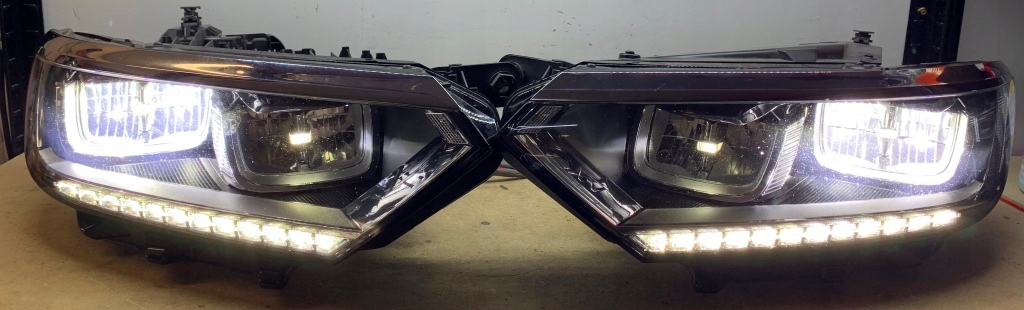 vw b8 3g1 faros passat   para full led adaptador (#)