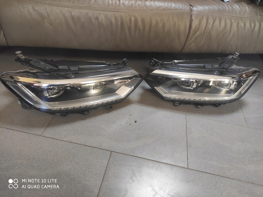 vw b8 2014 18 full led faros passat frente delantero (#)