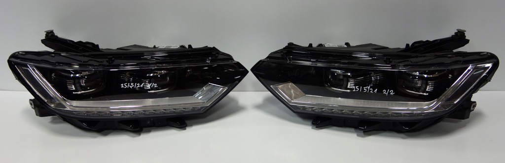 vw b8 2014 18 full led faros passat frente delantero (#)