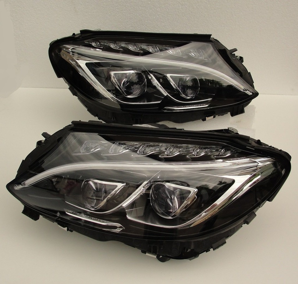mercedes w 205 clase c full led der.. izq. lote (#)