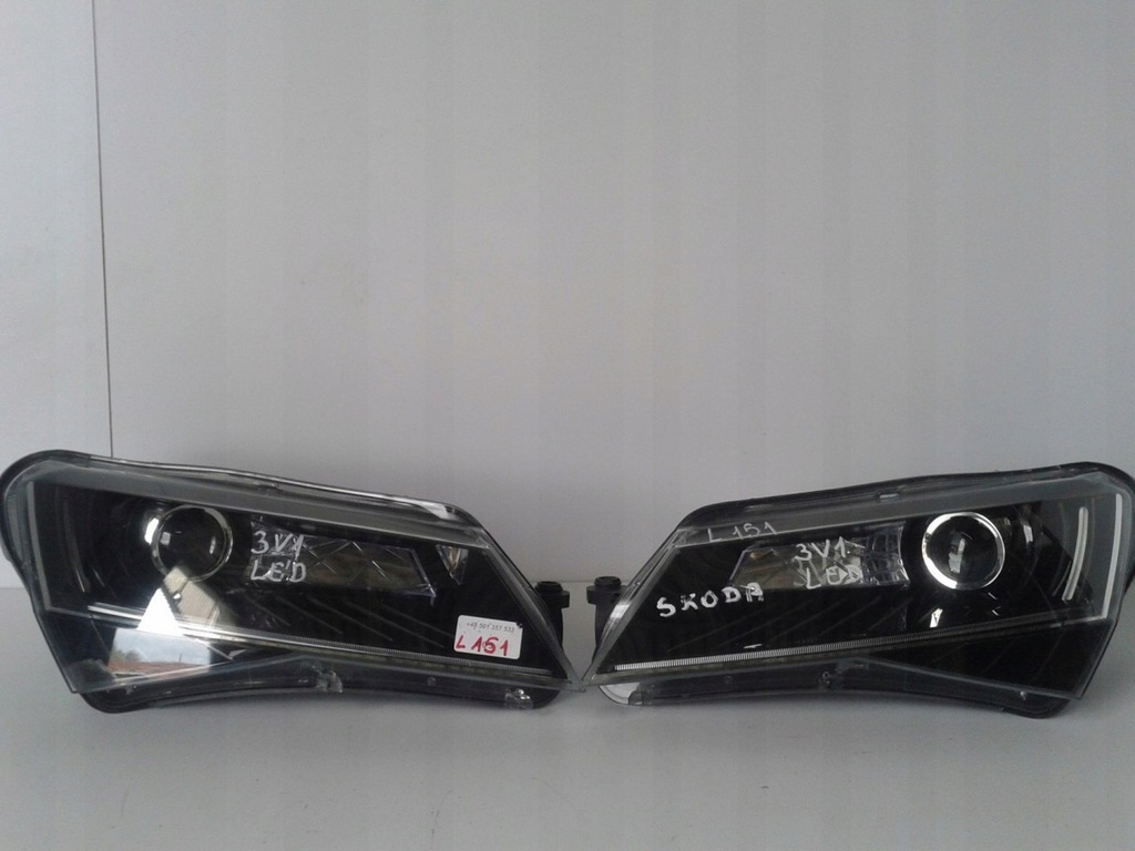 skoda superb iii 3 v1 faro led der.. izq. compl (#)
