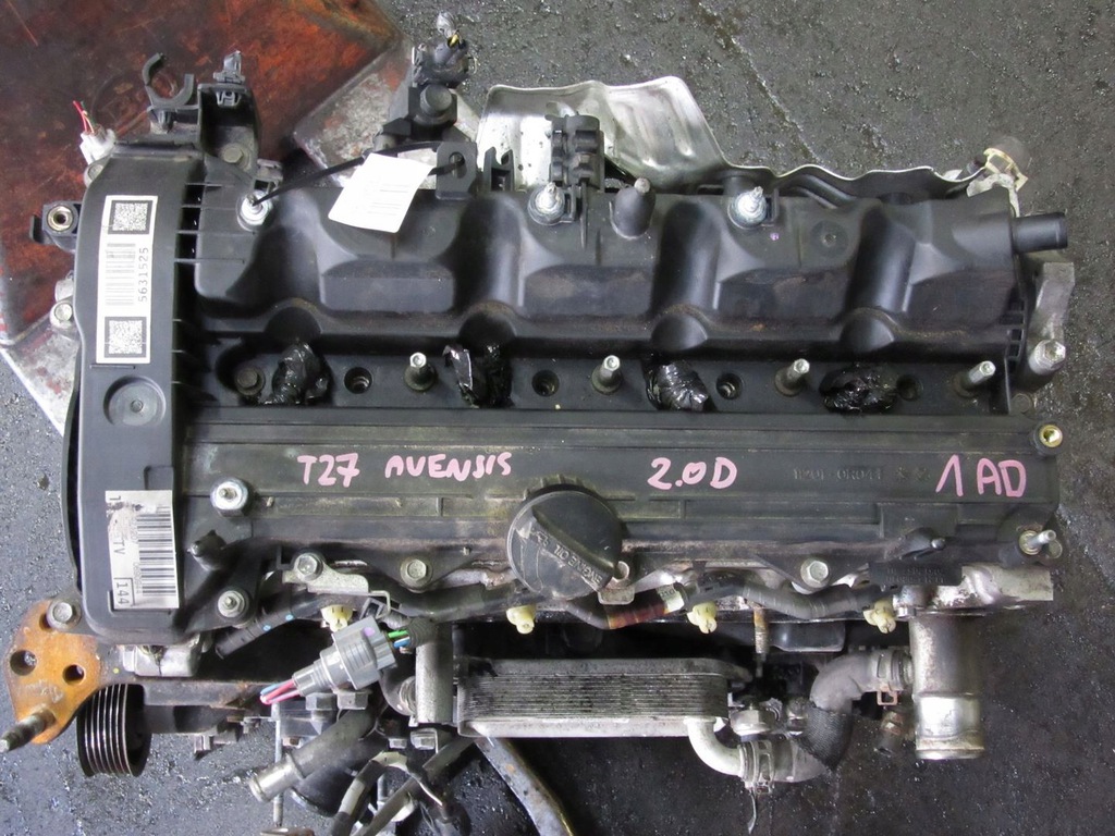 avensis t27 2.0d motor pelado 1ad-ftv 09-16  (#)