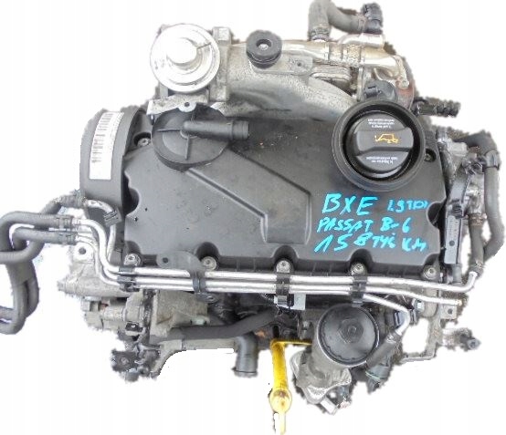 vw passat b6 1.9 tdi motor bxe bkc 158 mil km  (#)