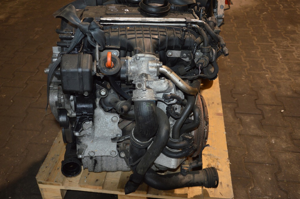 vw passat b6 2.0 tdi motor compl. bkp  (#)