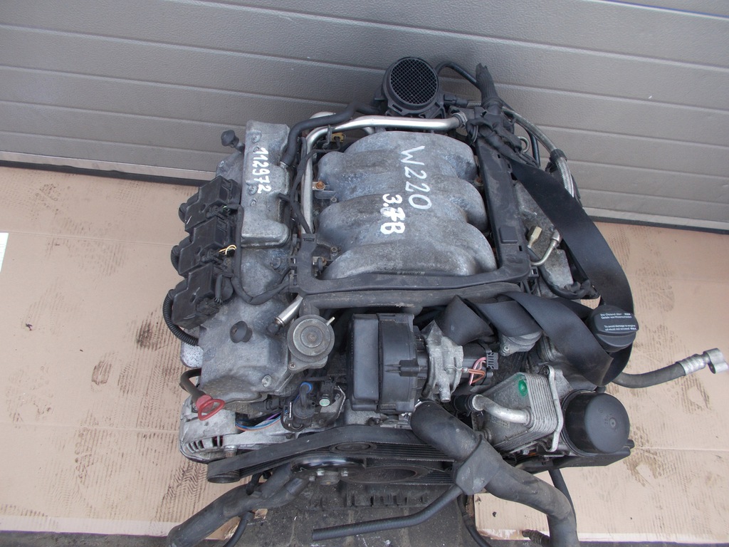 motor 112972 mercedes w220 w215 3.7 v6 compl.  (#)
