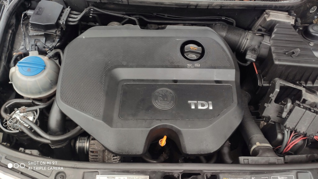 skoda fabia 19 tdi blt motor compl.  (#)