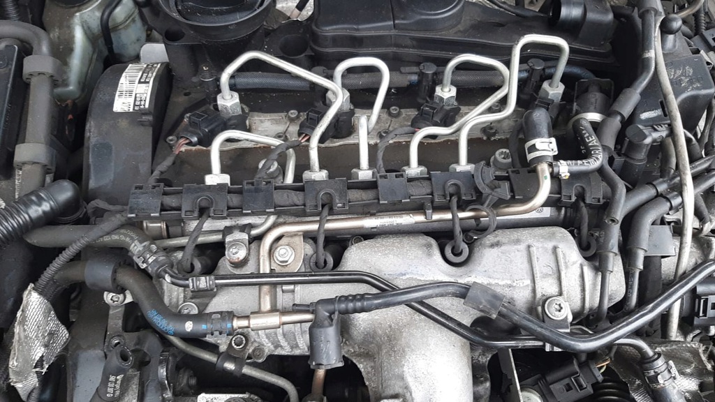 vw passat b6 2.0 tdi cba motor compl. pelado deznudo  (#)