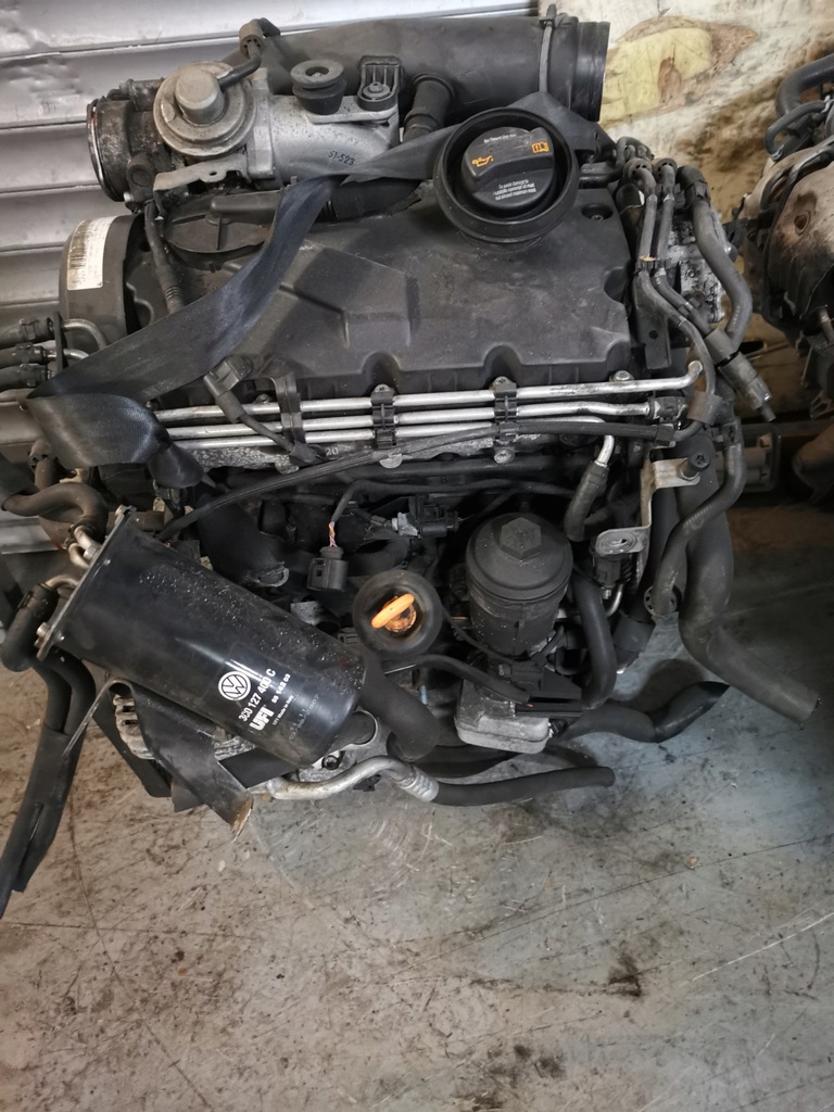 motor compl. vw 1.9 tdi bxe bkc bjb  (#)