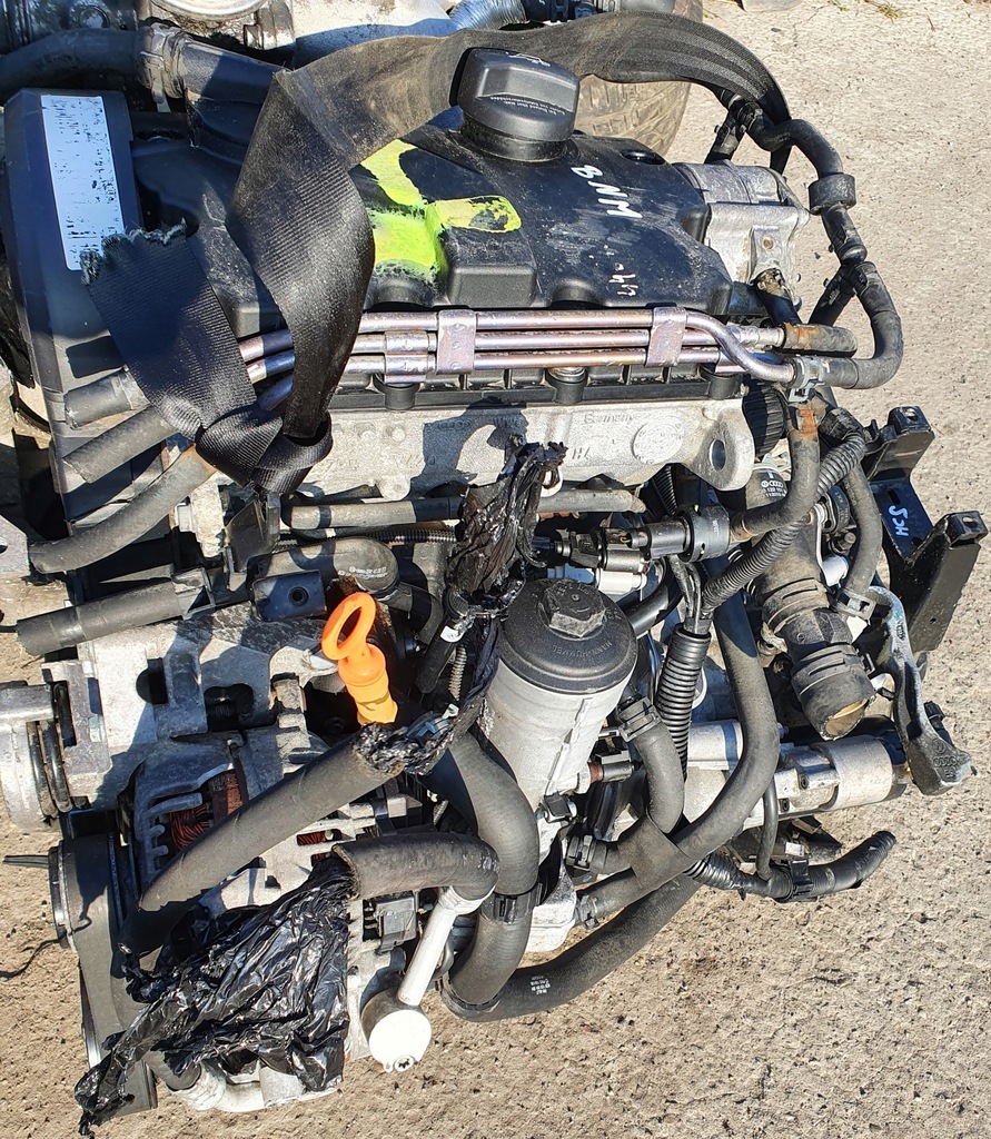 motor vw polo 9n skoda fabia ii 1.4 tdi bnm compl.  (#)
