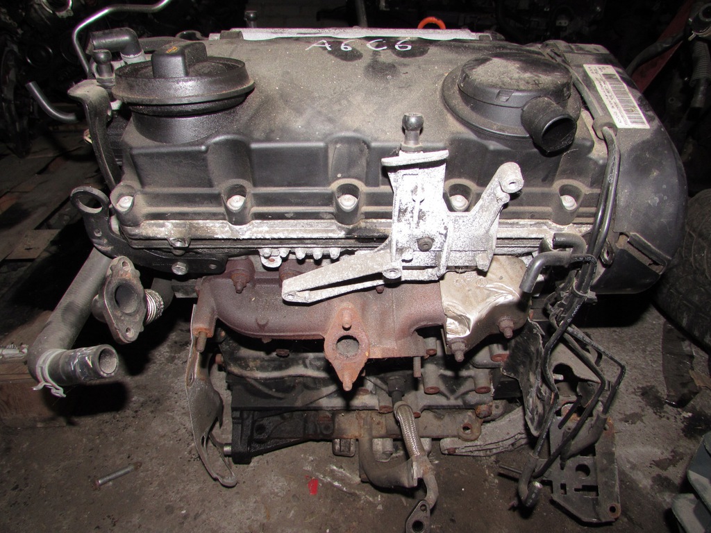 motor compl. audi a6 c6 a4 b7 2.0 tdi 140km  (#)