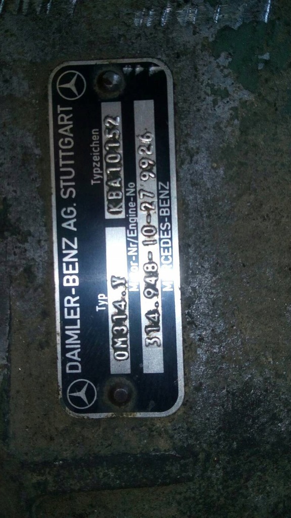 motor mercedes-benz 608  (#)