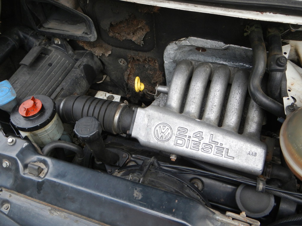 vw t4 2.4 diesel motor deznudo motor pelado deznudo aab caravelle  (#)