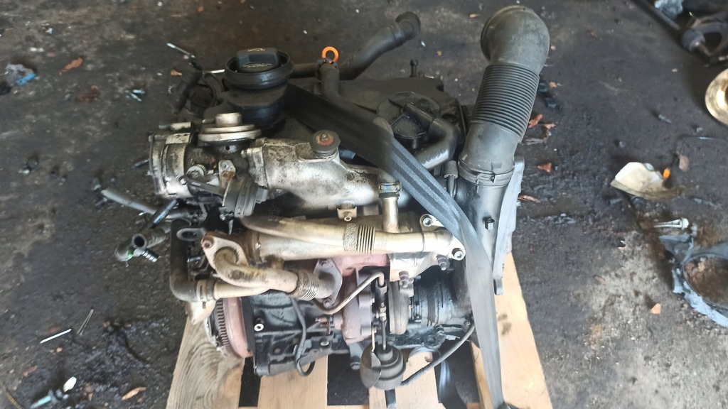 vw sharan i restyling 1.9 tdi asz motor compl.  (#)