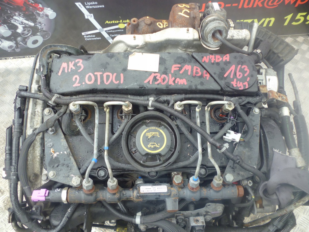 motor mondeo mk3 2.0 tdci 130km fmba/n7ba compl.  (#)