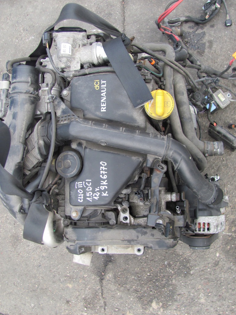 clio iii 1.5dci 05-13 restyling motor 75km k9k  (#)