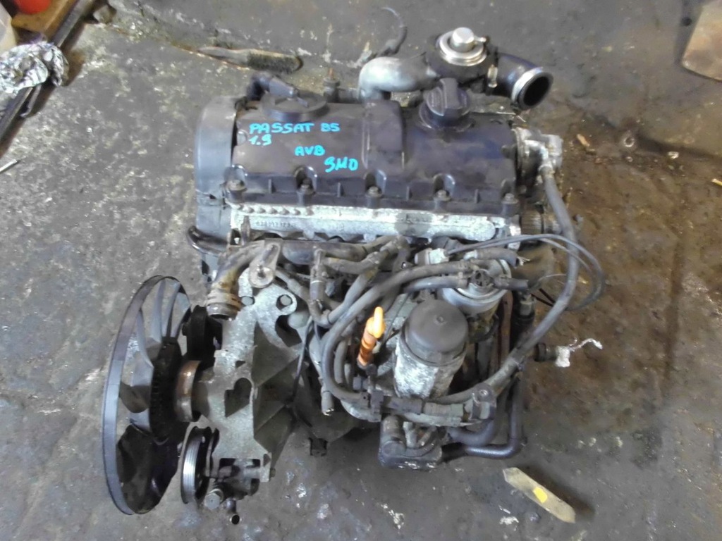 motor vw passat b5 fl a4 b5 b6 superb 1.9 tdi avb  (#)