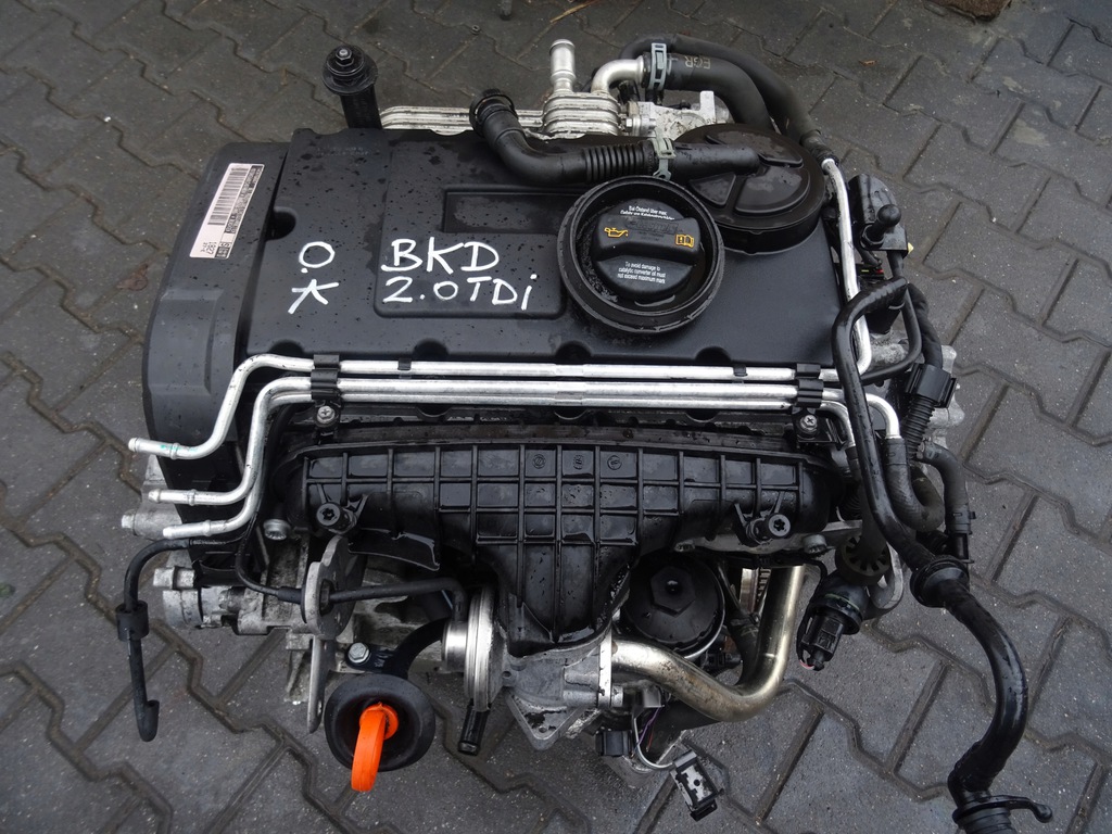 audi a3 8p 2.0 tdi bkd 140 km motor  (#)