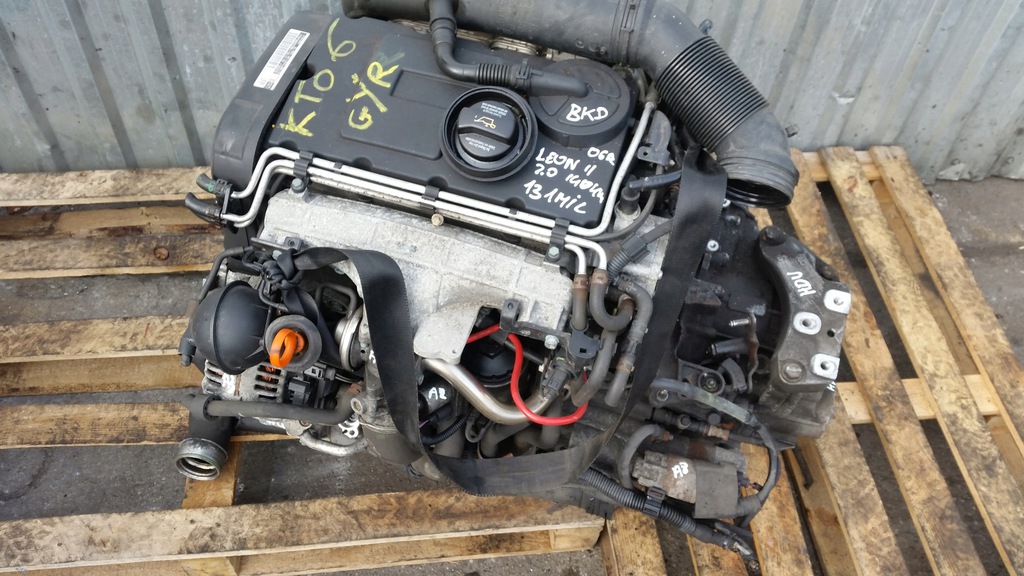 motor leon ii 2.0 tdi bkd 140 km siedlce 2006 año  (#)