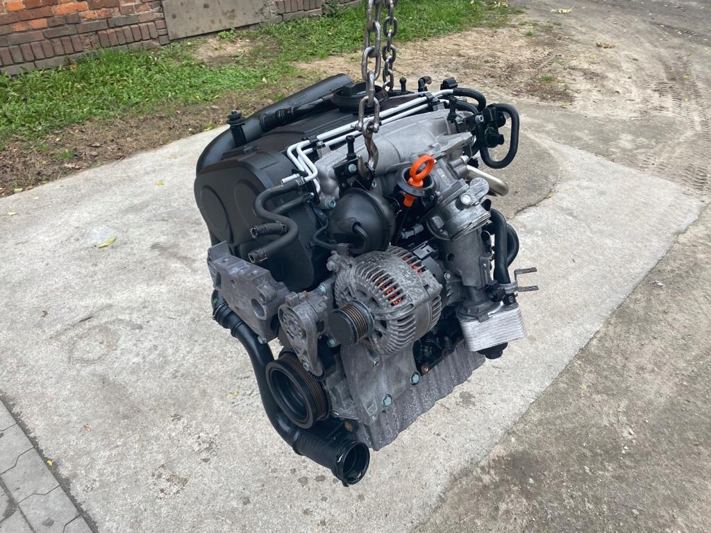 motor 2.0 tdi bkp vw passat deznudo motor pelado deznudo  (#)