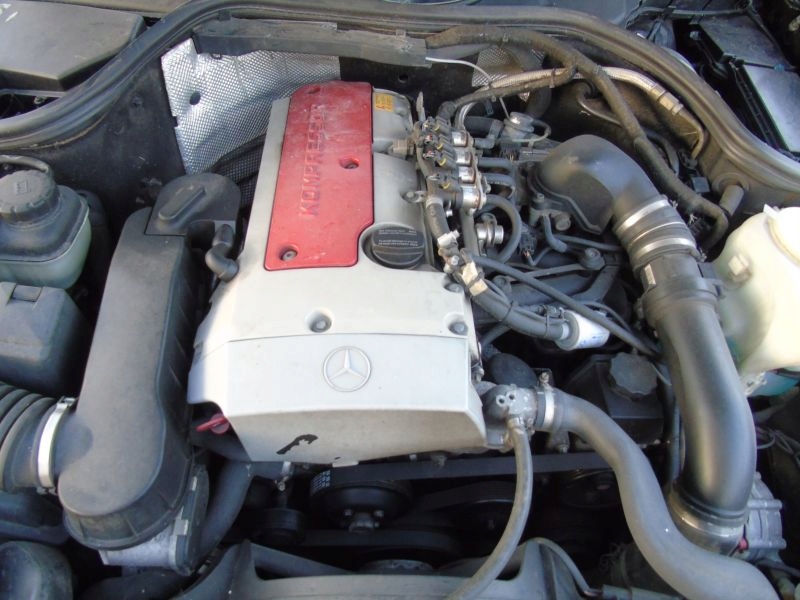 mercedes w208 clk 2.3 k motor compl. compresor  (#)
