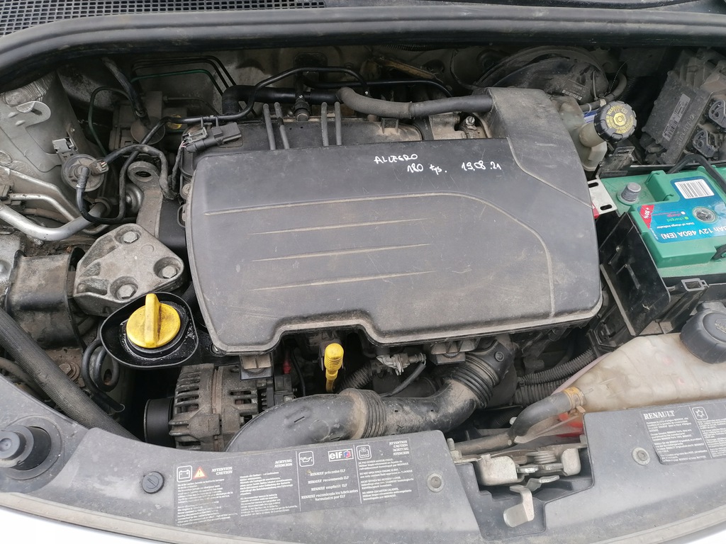 renault clio iii motor compl. 1.2 16v d4fd740  (#)