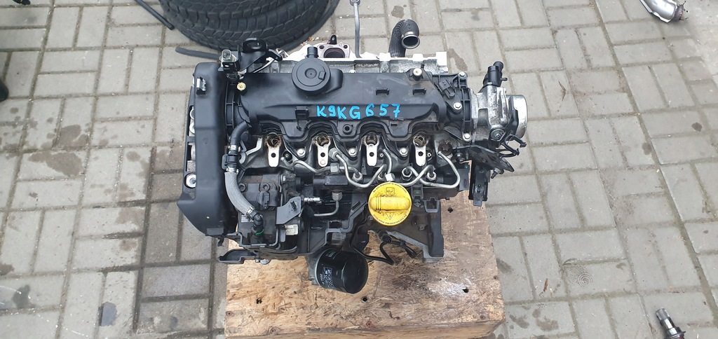 renault megane iv 1.5dci k9kg657 motor pelado  (#)