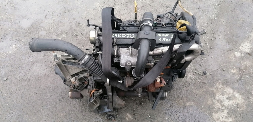 renault megane 1.5 dci motor k9k d722  (#)