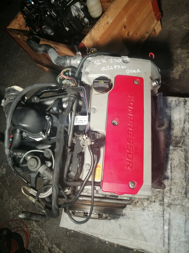 motor mercedes slk 230 111.983 r170 compresor 2.3  (#)
