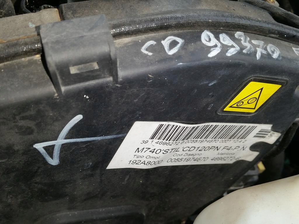 motor fiat stilo 1.9 jtd 192a8000  (#)