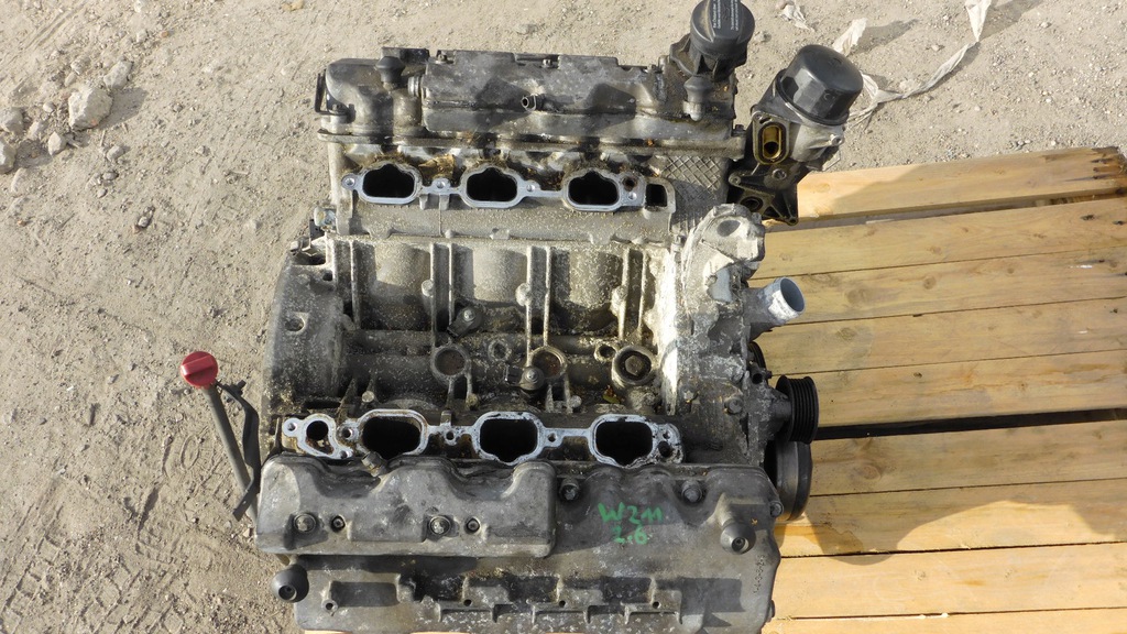 mercedes w211 2.4 2.6 v6 motor compl. 112  (#)