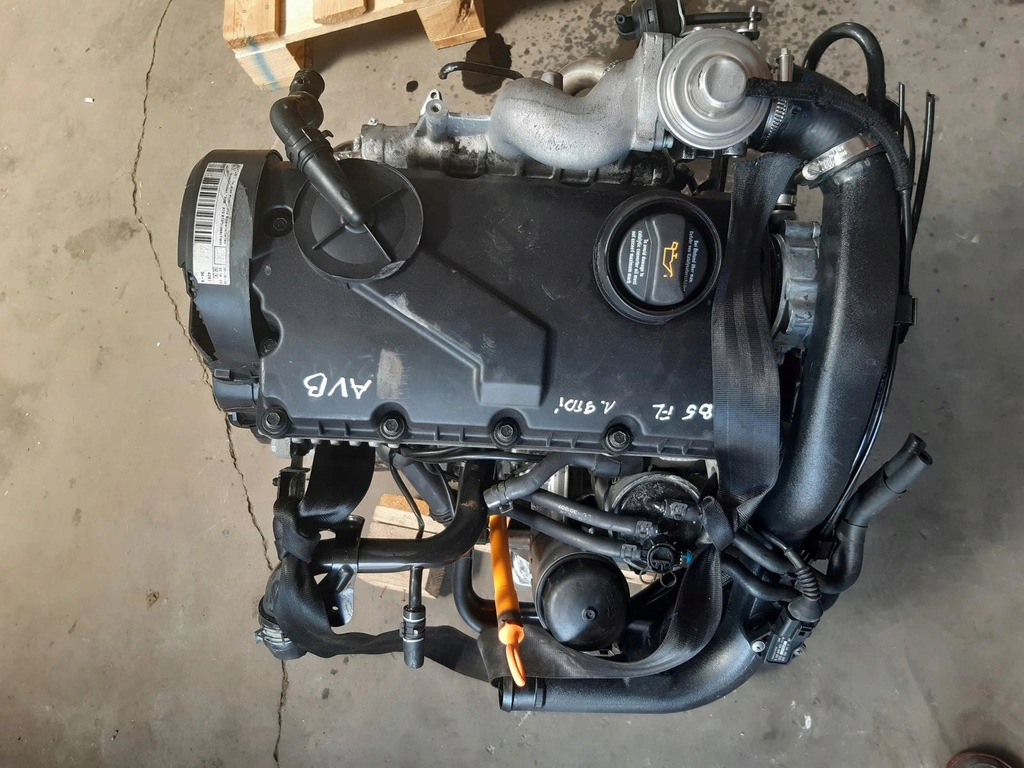 passat b5 restyling 1.9 tdi motor avb compl.  (#)