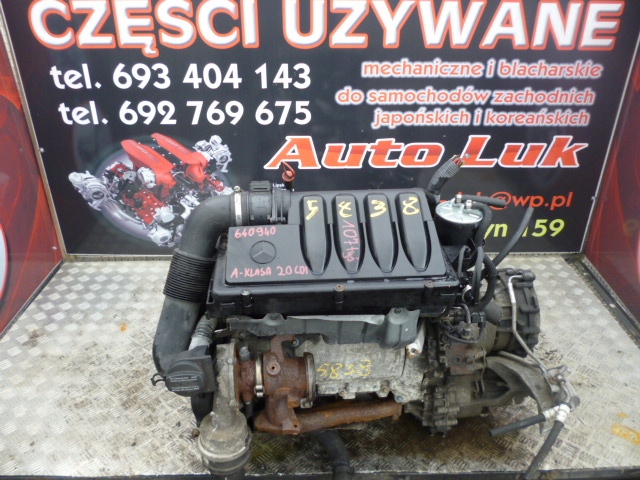 motor a-clase 2.0 cdi 640940 compl. 107mil  (#)