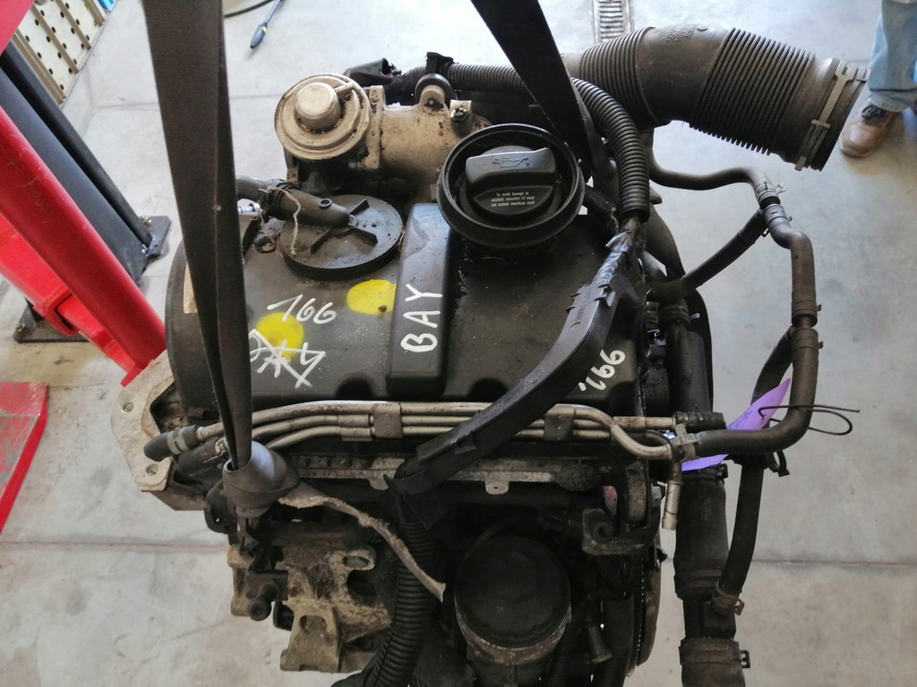 motor vw polo 9n 1.4 tdi bay #motor pelado deznudo  (#)