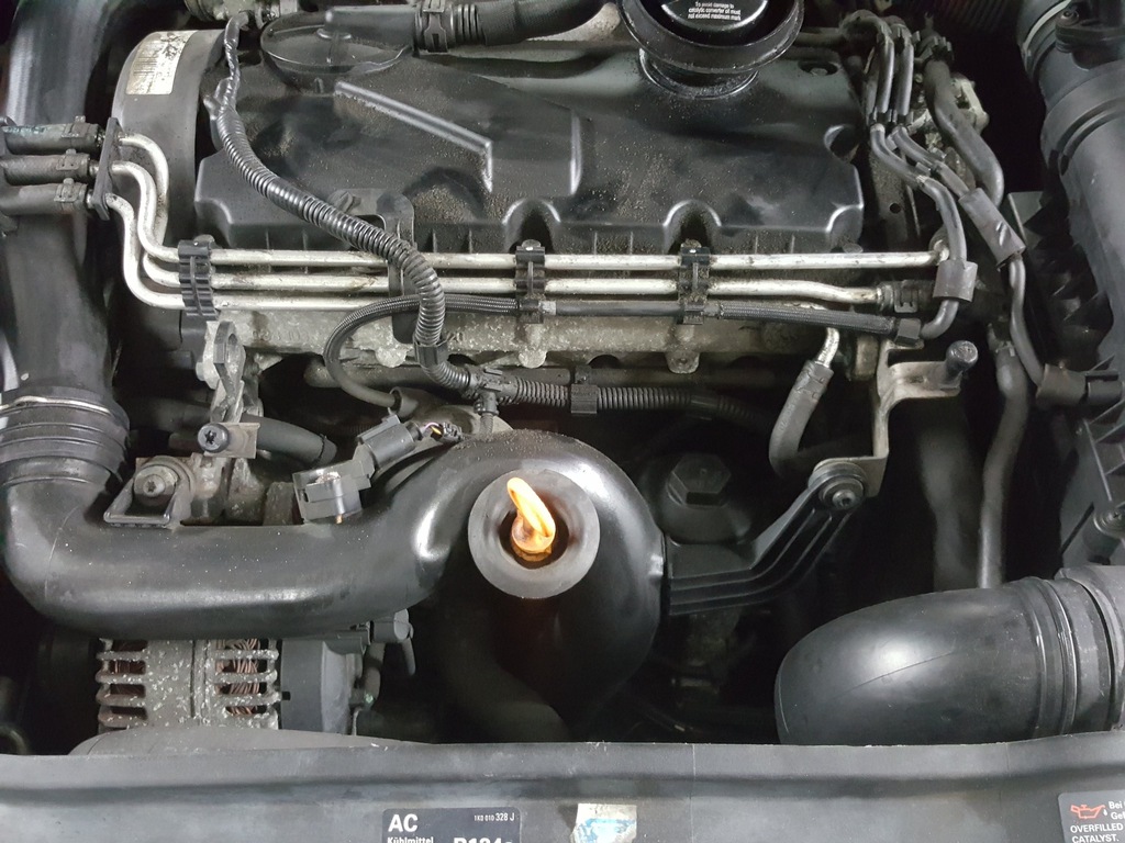 motor pelado golf v 5 caddy 2.0 sdi bdk 110 mil  (#)