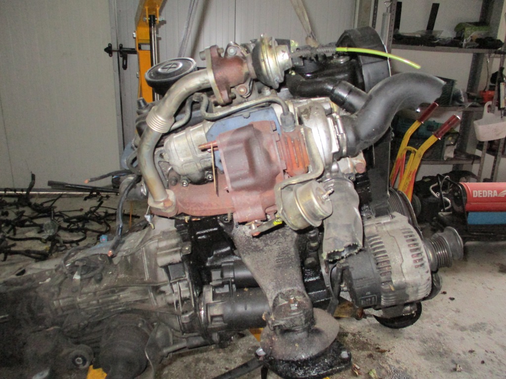 motor compl. 1.9 turbo diesel audi 80 vw  (#)