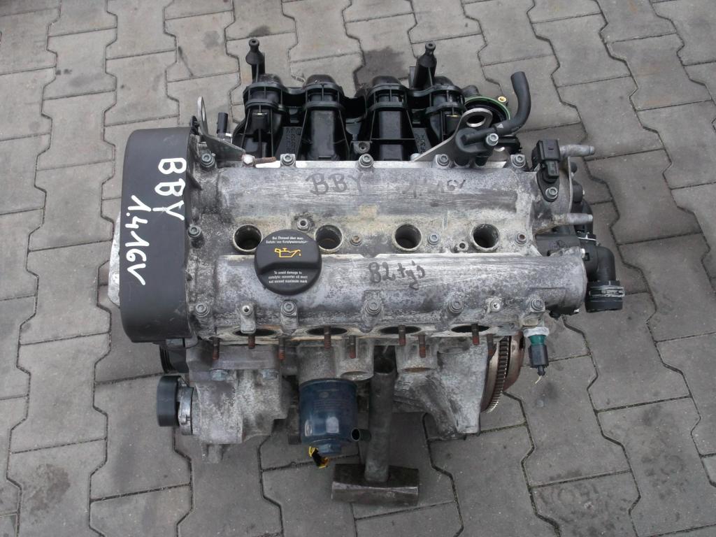 motor bby vw polo 9n 1.4 16v 82 mil km -wysylka-  (#)