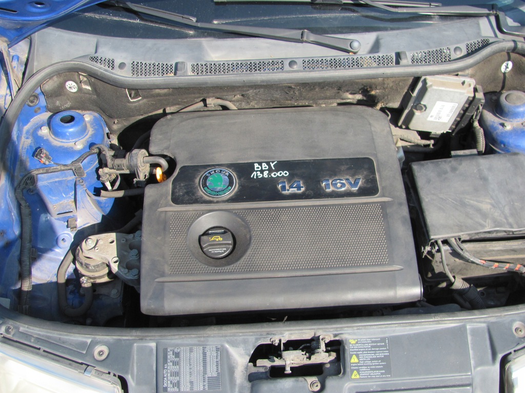 skoda fabia motor juego 1.4 bby 134.000km  (#)