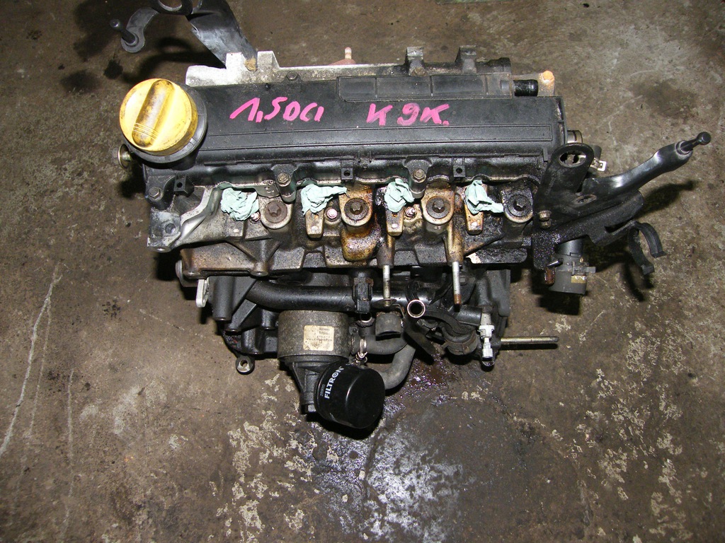 motor pelado deznudo motor megane ii scenic kangoo 15dci k9k  (#)