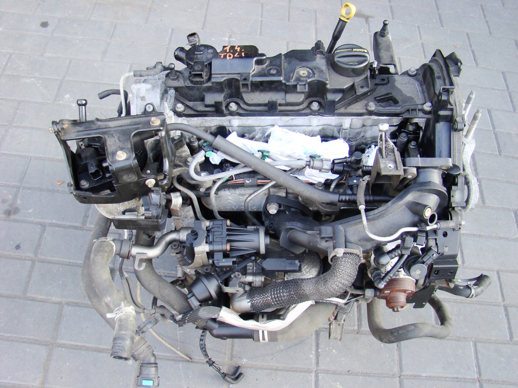 ford fiesta mk7 1.4 tdci - motor + bomba kvja  (#)
