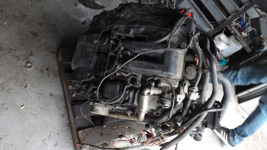 motor deznudo motor pelado deznudo bmw e46 318d m47n 1.8d 204d4  (#)