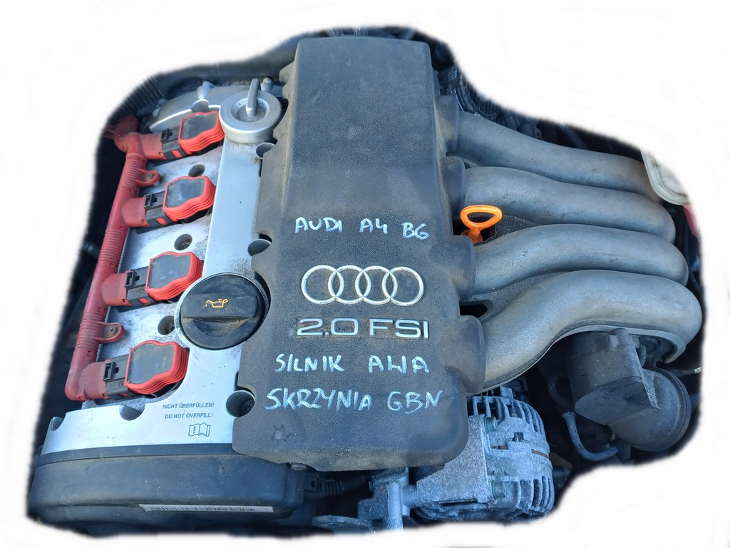 audi a4 b6 2.0 fsi motor pelado awa  (#)