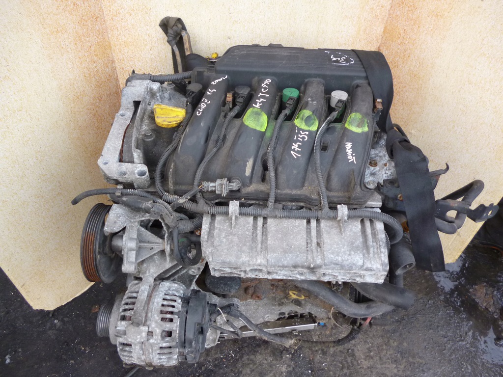 renault clio ii 1.4 16v k4jc710 motor compl.  (#)