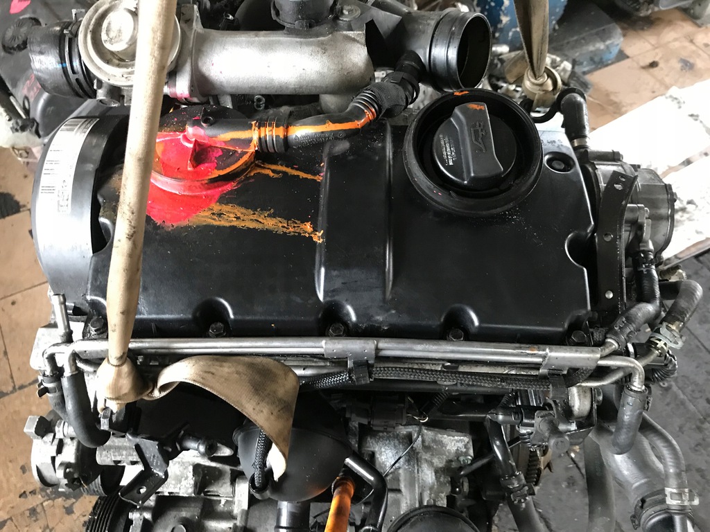 motor compl. vw golf audi skoda 1.9tdi 19 tdi  (#)