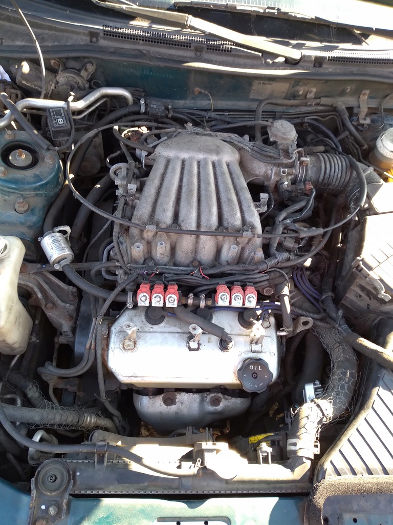 mitsubishi galant 2.5 v6 24v 6a13 motor compl.  (#)