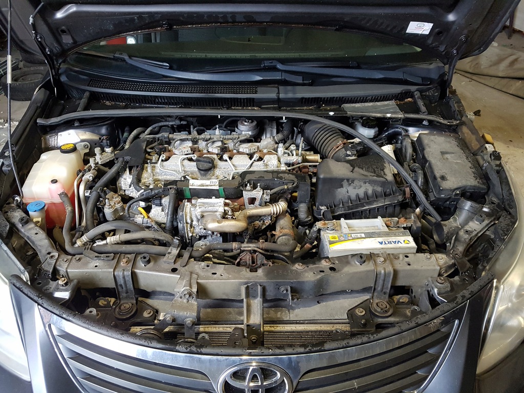 avensis t27 09- motor 1ad 2.0 d-4d deznudo motor pelado deznudo  (#)