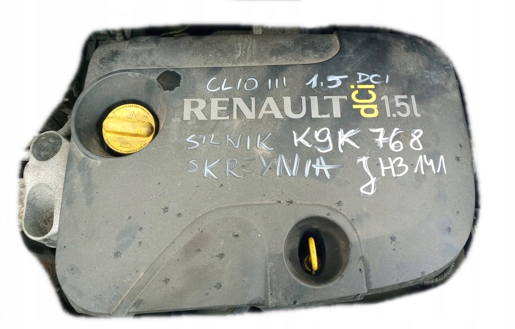 renault clio iii 1.5dci 68km motor pelado k9k768  (#)