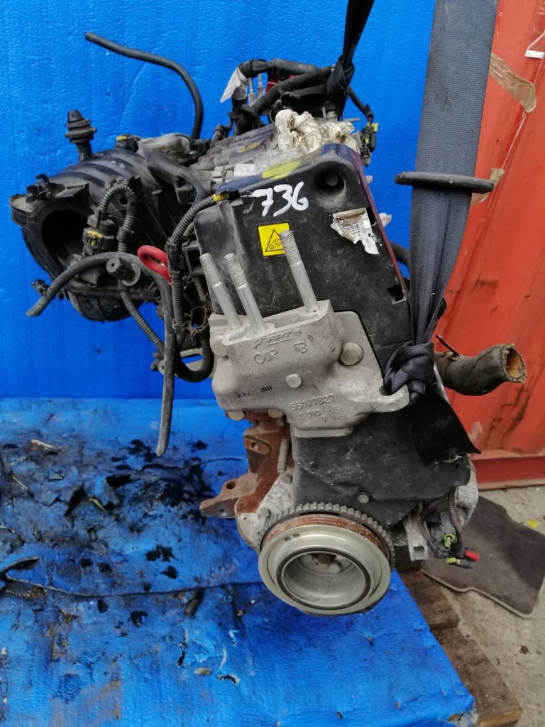 motor fiat panda 1.2 8v 169a4000 #132mil km# 06r.  (#)