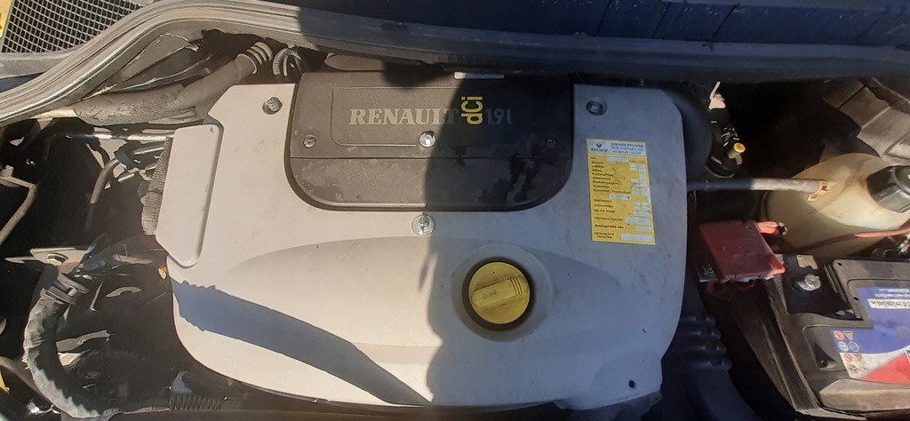 motor diesel compl. renault scenic i 1.9 dci f9q732  (#)