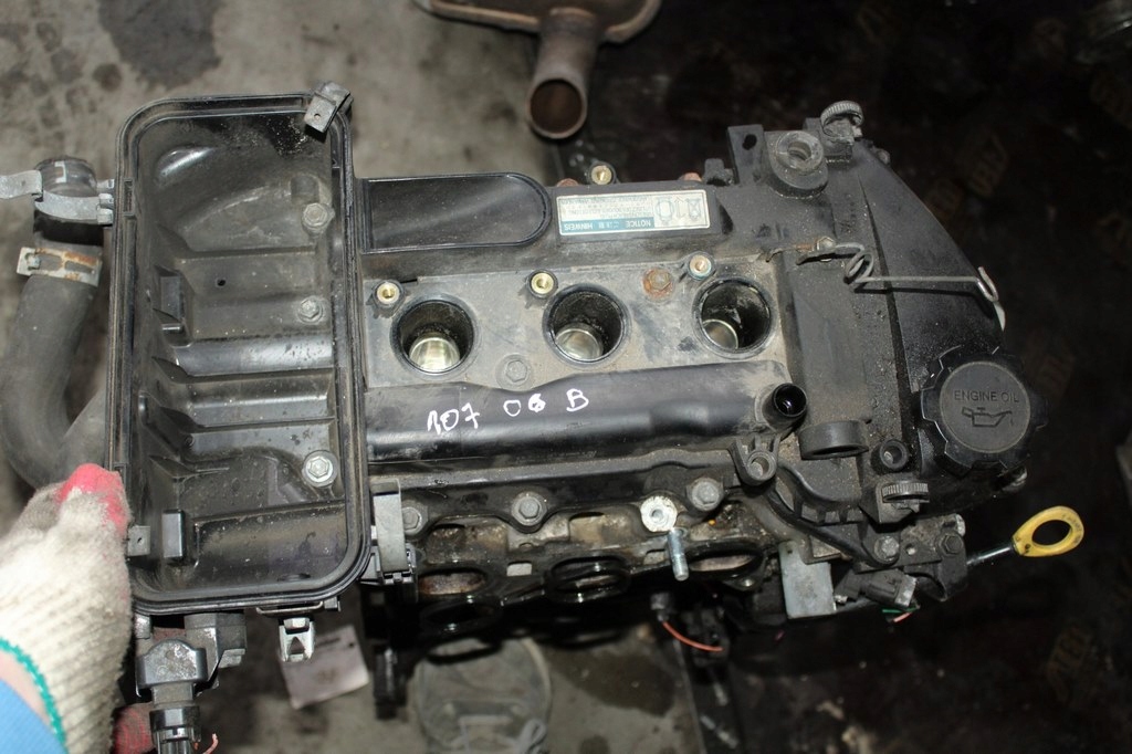 peugeot 107 06 1.0 cfa motor gasolina 108mil  (#)