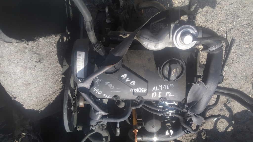 motor pelado vw passat b5 fl avb 1.9 tdi  (#)